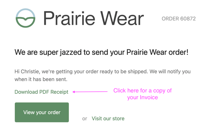 Invoice Copy - KB Article - 2025