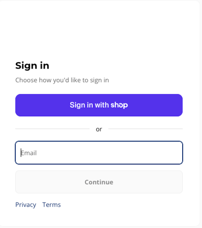 Sign in 